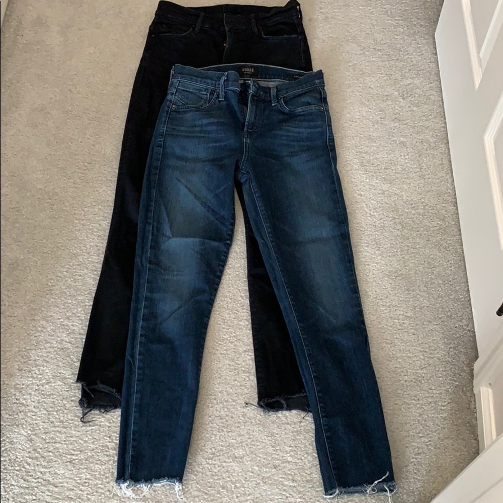 2 pairs of high waisted designer Denim!